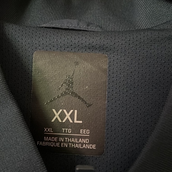 jordan navy zip jacket size: XXL - Picture 6 of 10